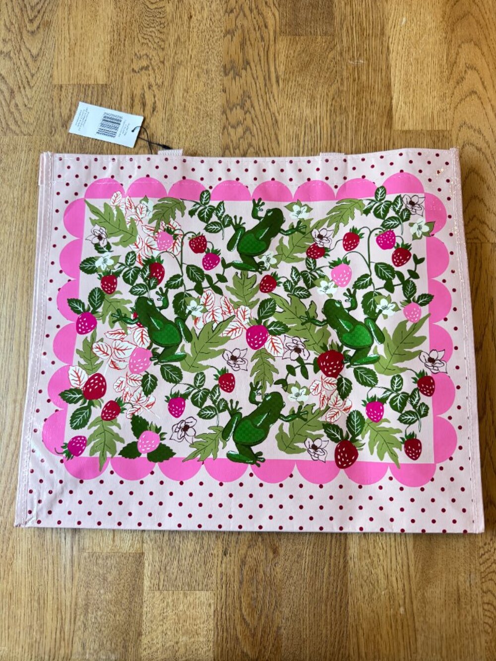 Vera Bradley Market Tote Frogberry Garden NWT - Picture 2 of 5